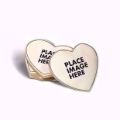 wholesale custom 3.5 inch heart shaped cookies